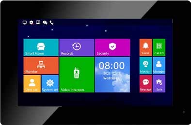 نظام إنتركوم IP 7 بوصة BT داخلي